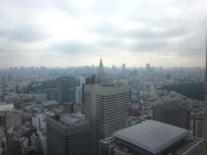The view from Tokyo town hall