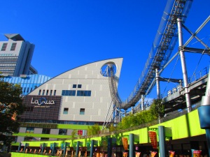 Tokyo - where buildings have roller coasters going through them